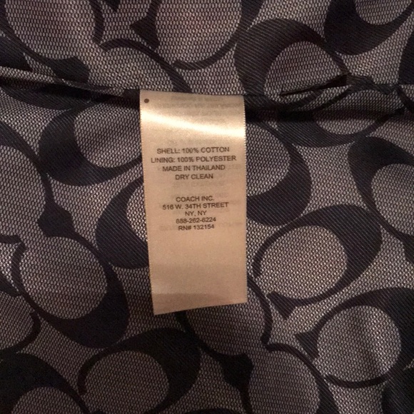 Coach Trench Coat :: Orange XS - Picture 4 of 7